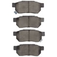 thumbnail image 1 of KarParts360 For Acura Integra 1990-2001 Disc Brake Pads | Rear | Set Of 4 | Mechanical Pad Wear Sensor Type, 1 of 4