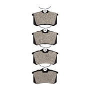 KarParts360 For Audi A3 2010 2011 2012 2013 Disc Brake Pads | Rear | Set Of 4 | 14.9 Millimeters/0.59 Inches Inner Pad Overall Thickness