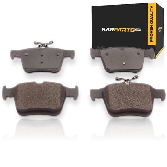 KarParts360 For Audi A3 Sportback e-tron 2016 2017 Disc Brake Pads | Rear | Ceramic Friction | Low Dust Rating