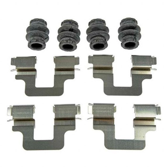 KarParts360 For Audi A4/A4 Quattro 2006 2007 2008 Disc Brake Hardware Set | Regular Grade