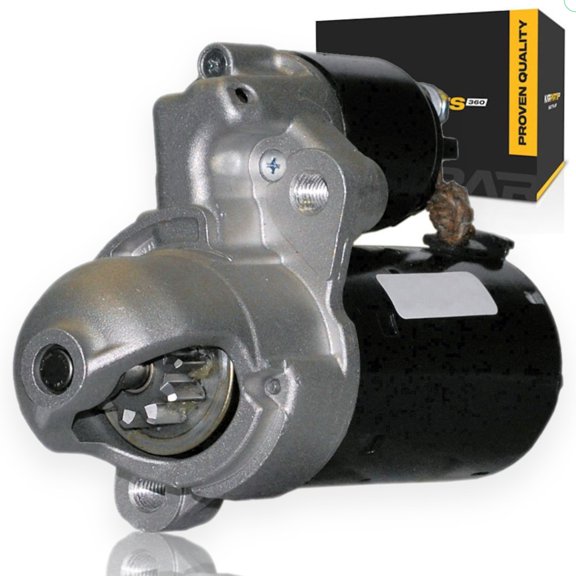 KarParts360 For Audi A6 2005-2011 Starter | Aluminum | Open Nose Cone | Permanent Magnet Gear Reduction | Replacement For 88865013