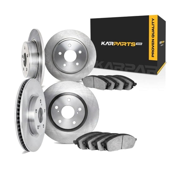 KarParts360 For Audi A6 Quattro 2005 2006 2007 2008 Rotors Set