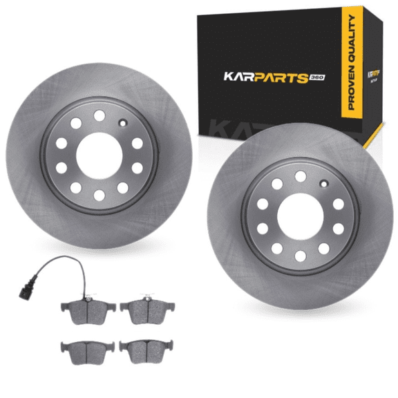 KarParts360 For Audi Q2 2018 2019 2020 2021 Brake Rotor Set Rear