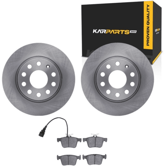 KarParts360 For Audi Q2 2018 2019 2020 2021 Rotors Rear