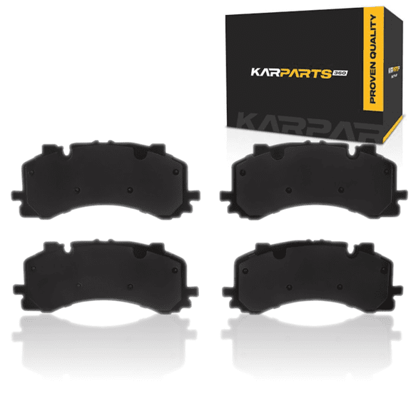 KarParts360 For Audi S8/SQ7/SQ8 2020-2026 Brake Pads | Ceramic | Electronic Pad Wear Sensor | 88.6 Millimeters / 3.49 Inches Inner Height