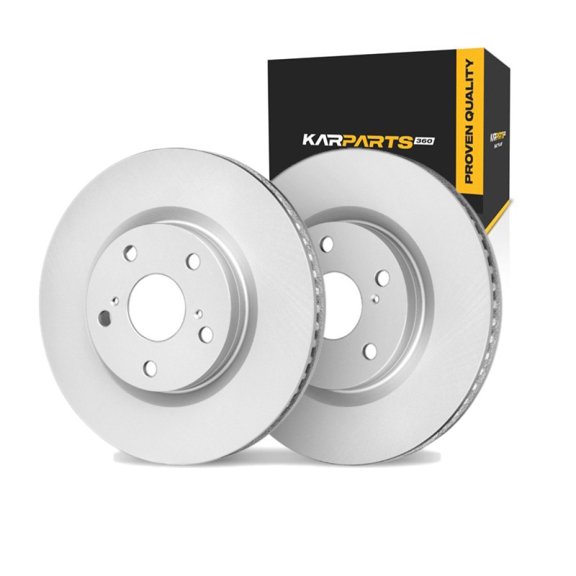KarParts360 For BMW 325xi 2006 Brake Rotors | Cast Iron Material | Plain Rotor Style