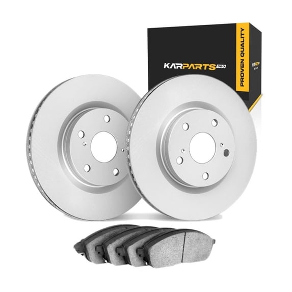 KarParts360 For BMW 330i/330i xDrive 2016 2017 2018 2019 Brake Set | Rear | Plain-Rotor Style