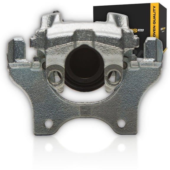 KarParts360 For BMW 335i 2007-2013 Disc Brake Caliper Rear | Zinc Coated | Silver | 1EA Piston