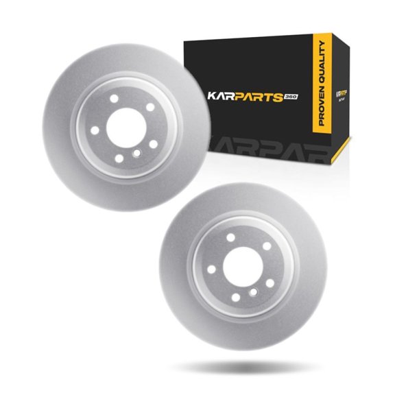 KarParts360 For BMW 335is 2011 2012 2013 Brake Rotors Rear
