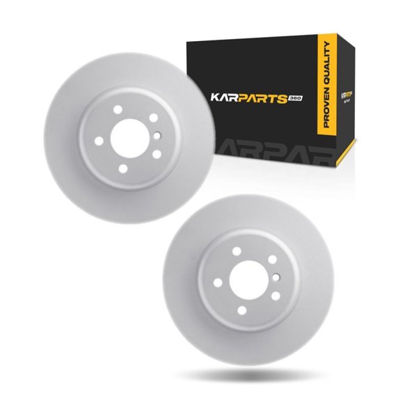 KarParts360 For BMW 435i/428i xDrive 2014 2015 2016 Brake Rotors Rear | Cast Iron Rotor Material