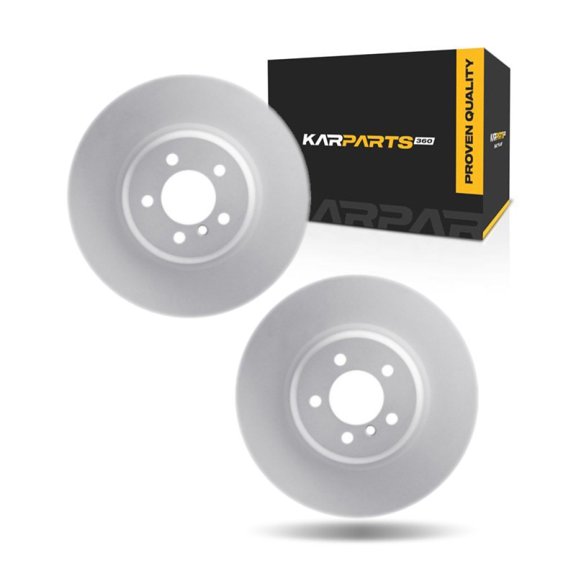 KarParts360 For BMW 435i/435i xDrive 2014 2015 2016 Brake Rotors Front | Cast Iron Rotor Material