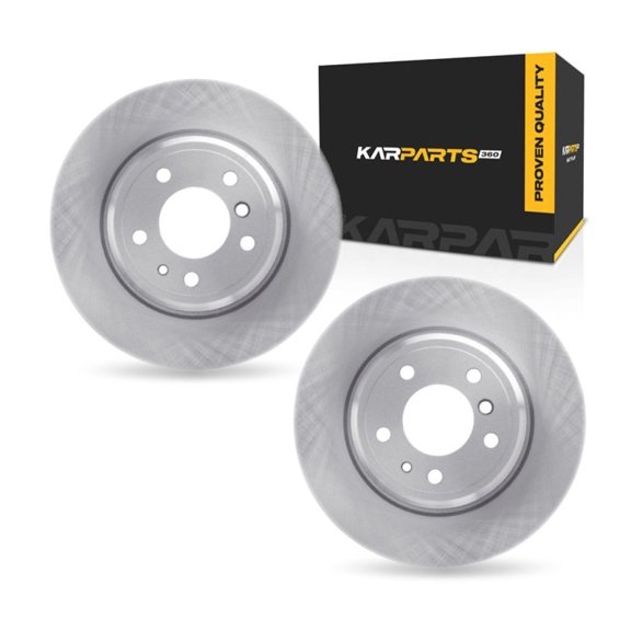 KarParts360 For BMW 850i 1991 1992 Brake Rotors Rear
