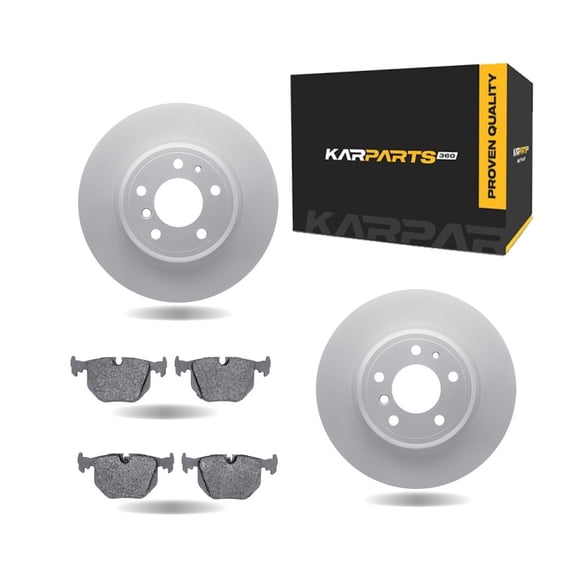 KarParts360 For BMW 850i 1991 1992 Brake Set