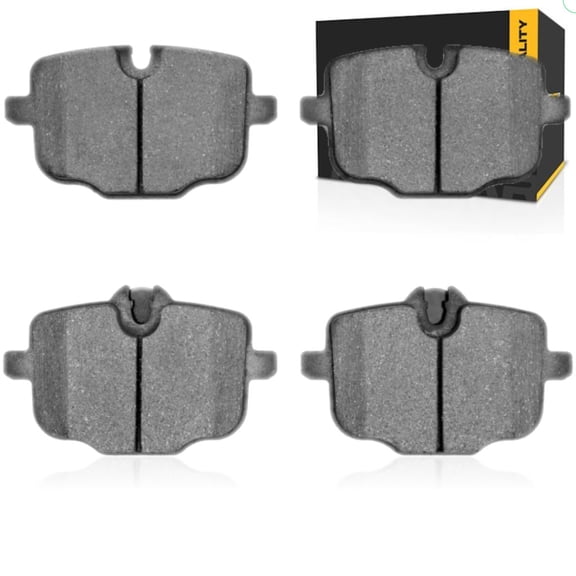 KarParts360 For BMW M2 2023 2024 2025 Brake Pads | Low Metallic | Electronic Pad Wear Sensor | 72.6 Millimeters / 2.86 Inches Inner Height