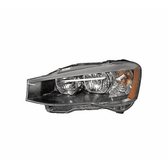 KarParts360 For BMW X4 Headlight Assembly 2015 16 17 2018 Driver Side Black Housing CAPA Certified BM2518142