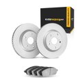 thumbnail image 1 of KarParts360 For BMW X7 2019 2020 Disc Brake Pad and Rotor Set | Cast Iron Material | Performance / Racing Driving Style | Plain Style, 1 of 4