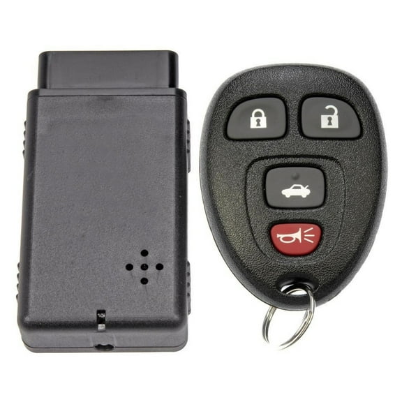 KarParts360 For Buick Lucerne 2011 Keyless Entry Remote | 4 Button Quantity | Black | Standard Grade | Replacement For 20833561, 20935330