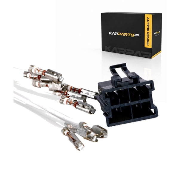 KarParts360 For Cadillac DeVille 92 93 Fog Light Connector | Single Piece | Front OR Rear | Female Connector | 8 Wire