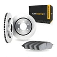 thumbnail image 1 of KarParts360 For Cadillac Escalade 2015 16 17 18 19 2020 Brake Rotor Set Rear | Cast Iron | Excluded Calipers | Vented | Plain | 1-Piece Construction, 1 of 4
