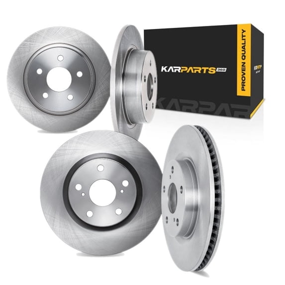 KarParts360 For Cadillac Seville 1997 Brake Rotor Set | Cast Iron Rotor | Rotors Only Design