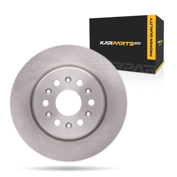 KarParts360 For Cadillac XT5 2017-2025 Disc Brake Rotor | Rear | 315 Millimeters/12.40 Inches Outside Diameter | 6 Stud/Lug Hole