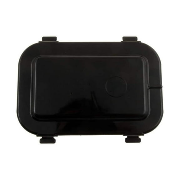 KarParts360 For Chevy C3500HD 1993-2002 Master Cylinder Reservoir Cap | Plastic | Gloss Finish | Black | Bail Clip Attachment | Rectangular Shape