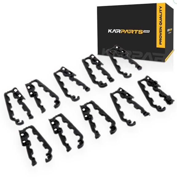 KarParts360 For Chevy Caprice 1990 Spark Plug Wire Retainer | Black | Push In Wire Attachment