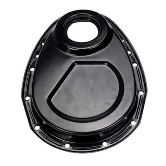 KarParts360 For Chevy Corvette 1990 1991 Timing Cover Set | Steel Material | Black | Replacement For 10243967