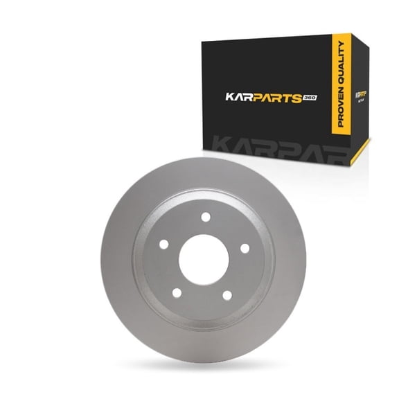 KarParts360 For Chevy Corvette 1990 91 92 93 1994 Brake Rotor Front | Cast Iron | Vented Rotor | Plain | 5 Lug Holes