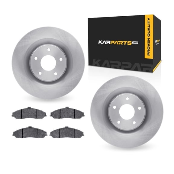 KarParts360 For Chevy Corvette 2005 06 07 08 2009 Brake Rotor Set