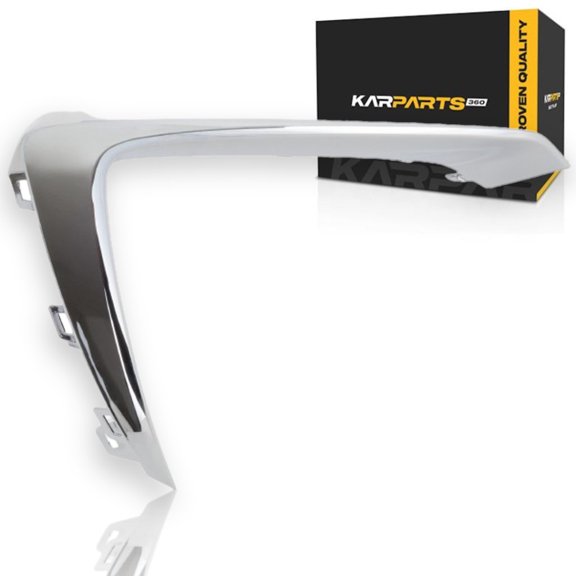 KarParts360 For Chevy Cruze 2019 Bumper Cover Molding Front, Driver Side | Replacement For GM1046135 | 42550370