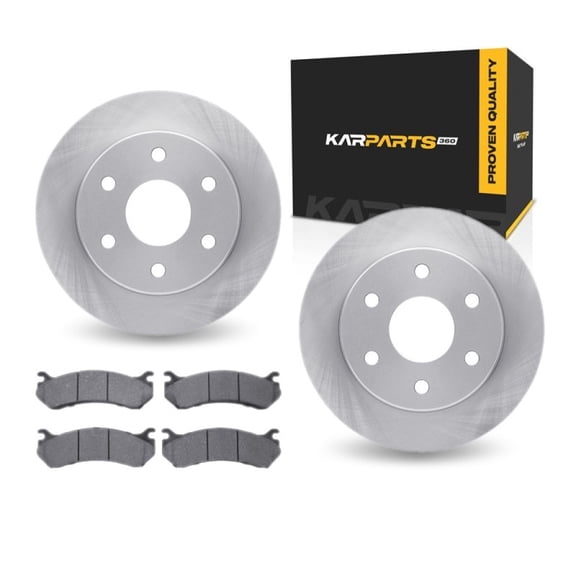 KarParts360 For Chevy Express 1500 2003 04 05 06 07 2008 Brake Set | Front