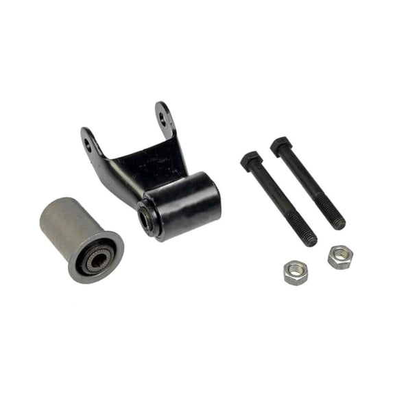 KarParts360 For Chevy Express 3500 2000 2001 2002 Leaf Spring Shackle Set Rear | Steel | With Bushings | Replacement For 15640442, 23286144