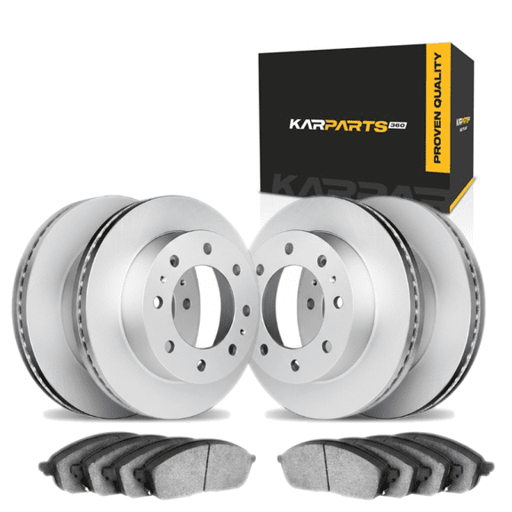 KarParts360 For Chevy Express 3500 2013 14 15 16 2017 Brake Set Front and Rear