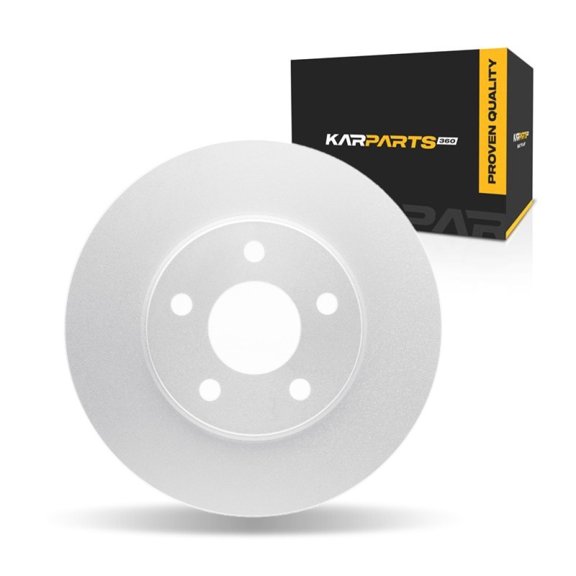 KarParts360 For Chevy Malibu 2004 05 06 07 2008 Brake Rotor Front | Cast Iron | Vented Rotor | Plain | 5 Lug Holes