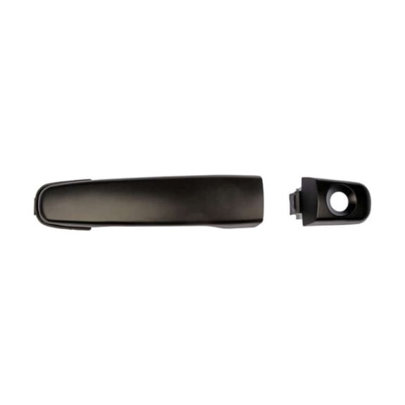 KarParts360 For Chevy Malibu 2004 05 06 07 2008 Exterior Door Handle | Plastic | Smooth | Black | With Key Lock Hole