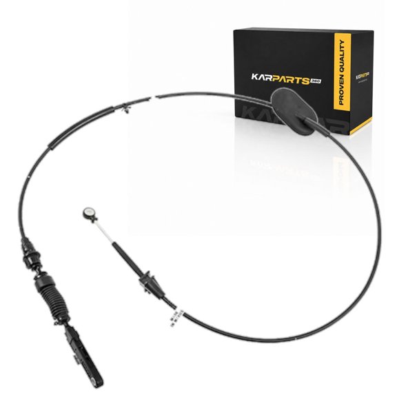 KarParts360 For Chevy SSR 2003-2006 Automatic Transmission Shifter Cable | Rubber | Stainless Steel Cable | Ball Socket End 1 And 2 | Plastic Jacket