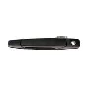 KarParts360 For Chevy Silverado 1500 2007-2013 Exterior Door Handle Driver Side | Front | Plastic, Metal | Textured | Black | With Key Lock Hole
