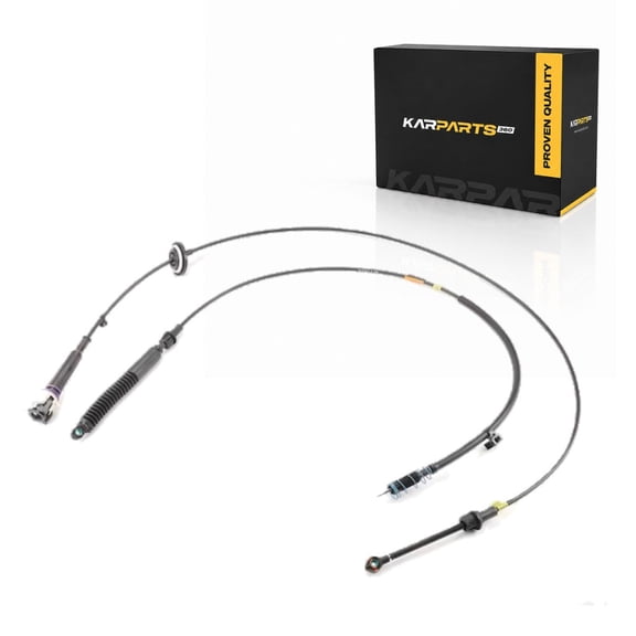 KarParts360 For Chevy Silverado 2500 1999-2004 AT Shifter Cable | Stainless Steel | Ball Socket End 1 And 2 | Plastic Jacket