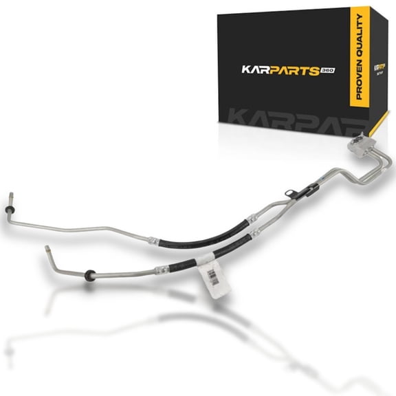KarParts360 For Chevy Silverado 2500/3500 07-10 Oil Cooler Hose Assembly Metal | Quick Connect | Block End 2 | Replacement For 84828847