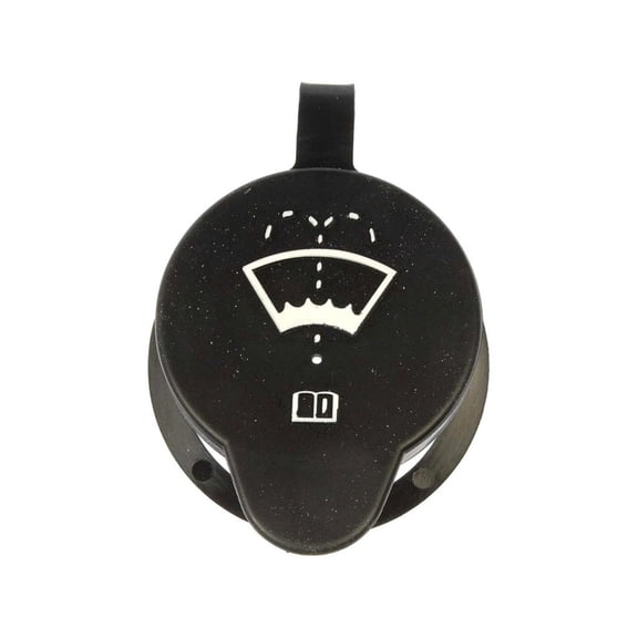 KarParts360 For Chevy Silverado 2500/3500 HD 2009 10 11 12 13 2014 Windshield Washer Reservoir Cap | Plastic | Black | Snap-On Reservoir Cap Type