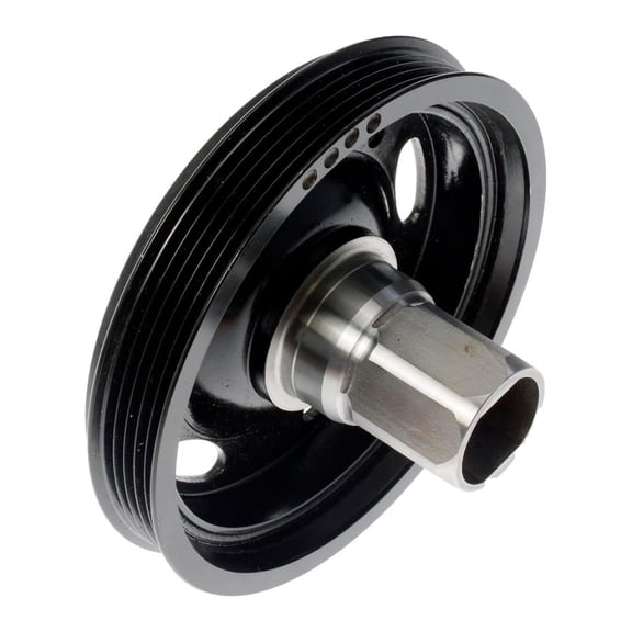 KarParts360 For Chevy Trax 2020 2021 Harmonic Balancer | Steel | Black | Serpentine Drive Belt | 2.4 Inches Depth | 6.17 Inches Inside Diameter