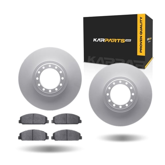 KarParts360 For Chevy W5500 Tiltmaster 1999-2010 Brake Rotor Set