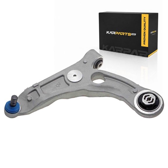 KarParts360 For Chrysler 200 2015 2016 2017 Control Arm and Ball Joint | Aluminum | Blue Boot | Rubber Bushing Press In Ball Joint Mounting