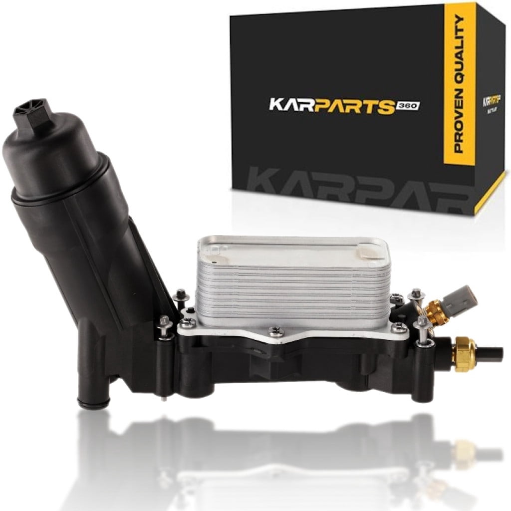 KarParts360 For Chrysler 300 2019 20 21 22 2023 Oil Filter Housing | Plastic | With Filter and Gaskets | Replacement For 68365925AD, 05184562AC