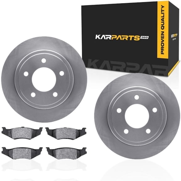 KarParts360 For Chrysler LHS 1999 2000 2001 Brake Rotor Set