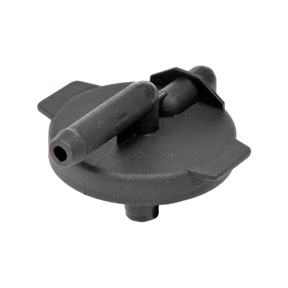 KarParts360 For Chrysler Sebring 1995-2005 Engine Coolant Cap | Plastic | Black | Flip Top Type | Snap-On Attachment | 42 Millimeters Diameter