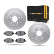 KarParts360 For Chrysler Town and Country 2012 13 14 15 2016 Brake Set | 5000 Ceramic Series | With EURO Brake Pads | Includes Hardware Contents