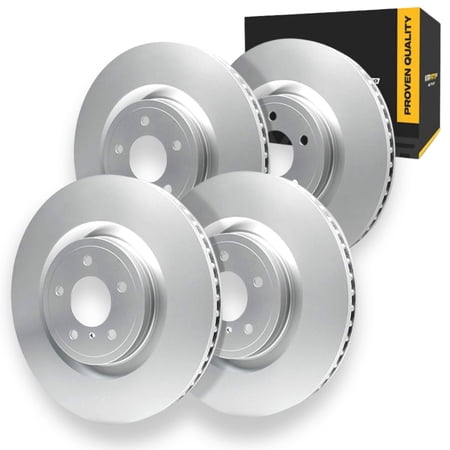 KarParts360 For Cupra Leon 2020 21 22 23 2024 Brake Rotor Set | Front and Rear | Cast Iron