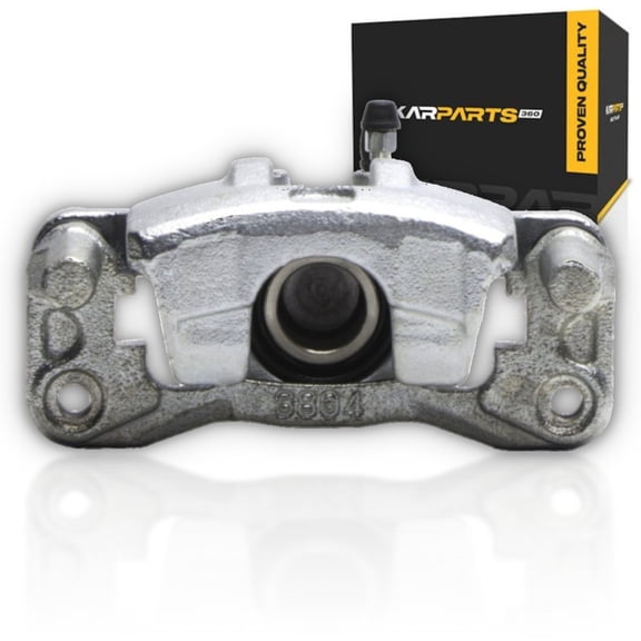 KarParts360 For Dodge Caliber 2007 08 09 10 11 2012 Brake Caliper Rear | Zinc Coated | Silver | 1EA Piston